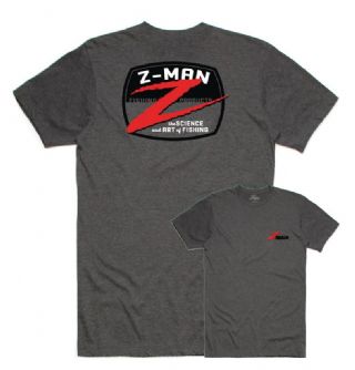 Z-MAN Z-Badge Logo TeeZ - Charcoal Heather - XL - 
